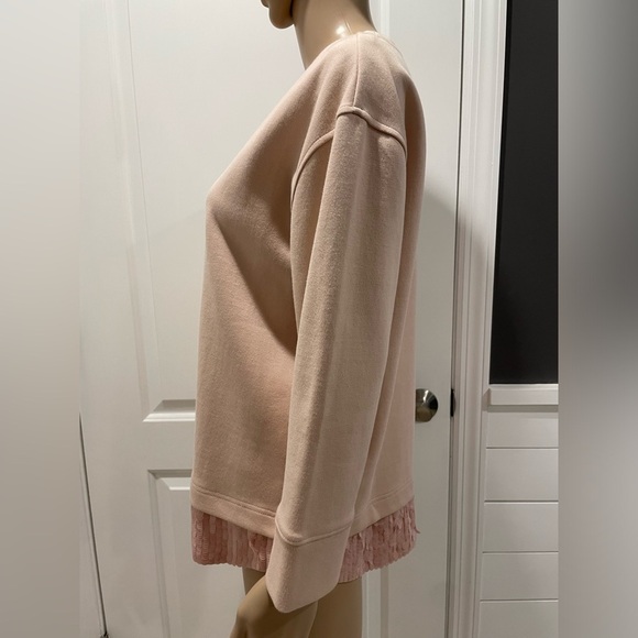 NWOT J.Crew Sequin Trim Sweatshirt size M - Picture 2 of 3